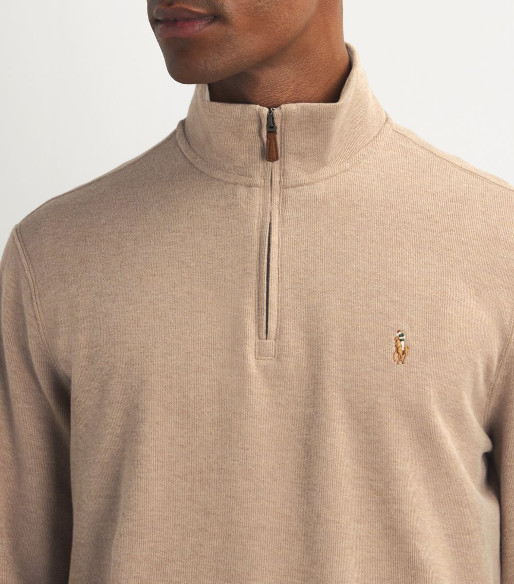 Polo Ralph Lauren Polo Ralph Lauren Cotton Quarter-Zip Sweater