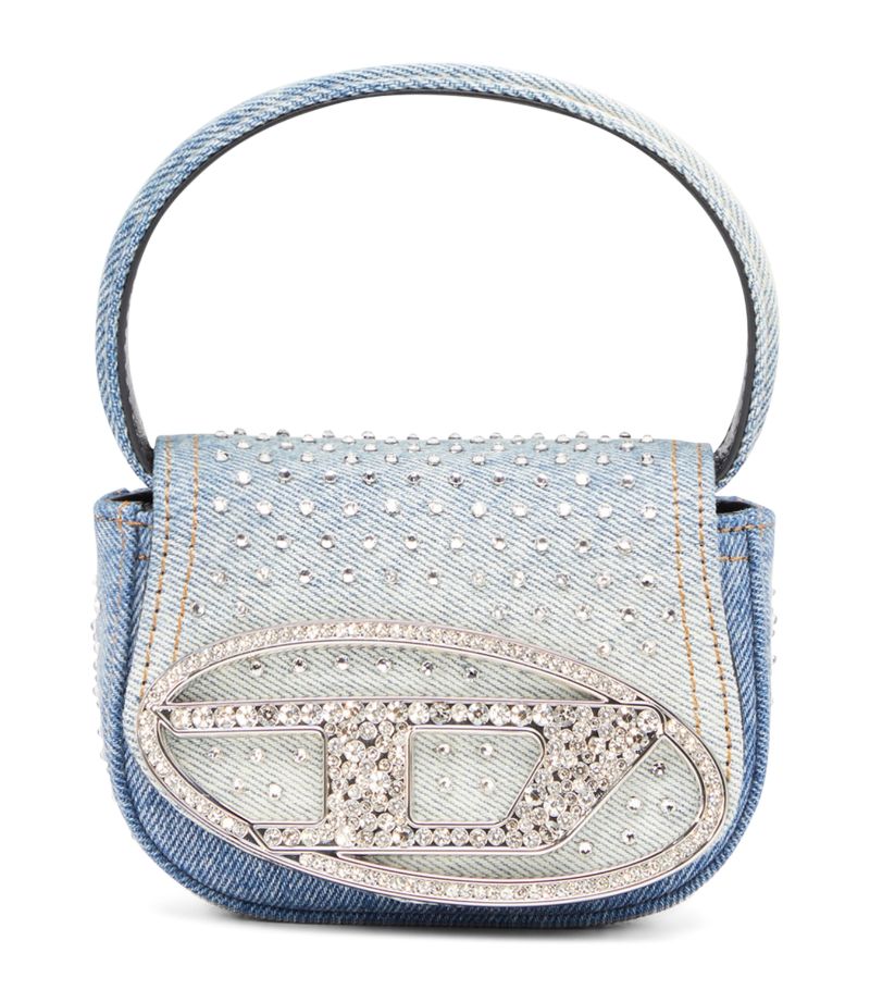 Diesel Diesel Xs Embellished Denim 1Dr Shoulder Bag