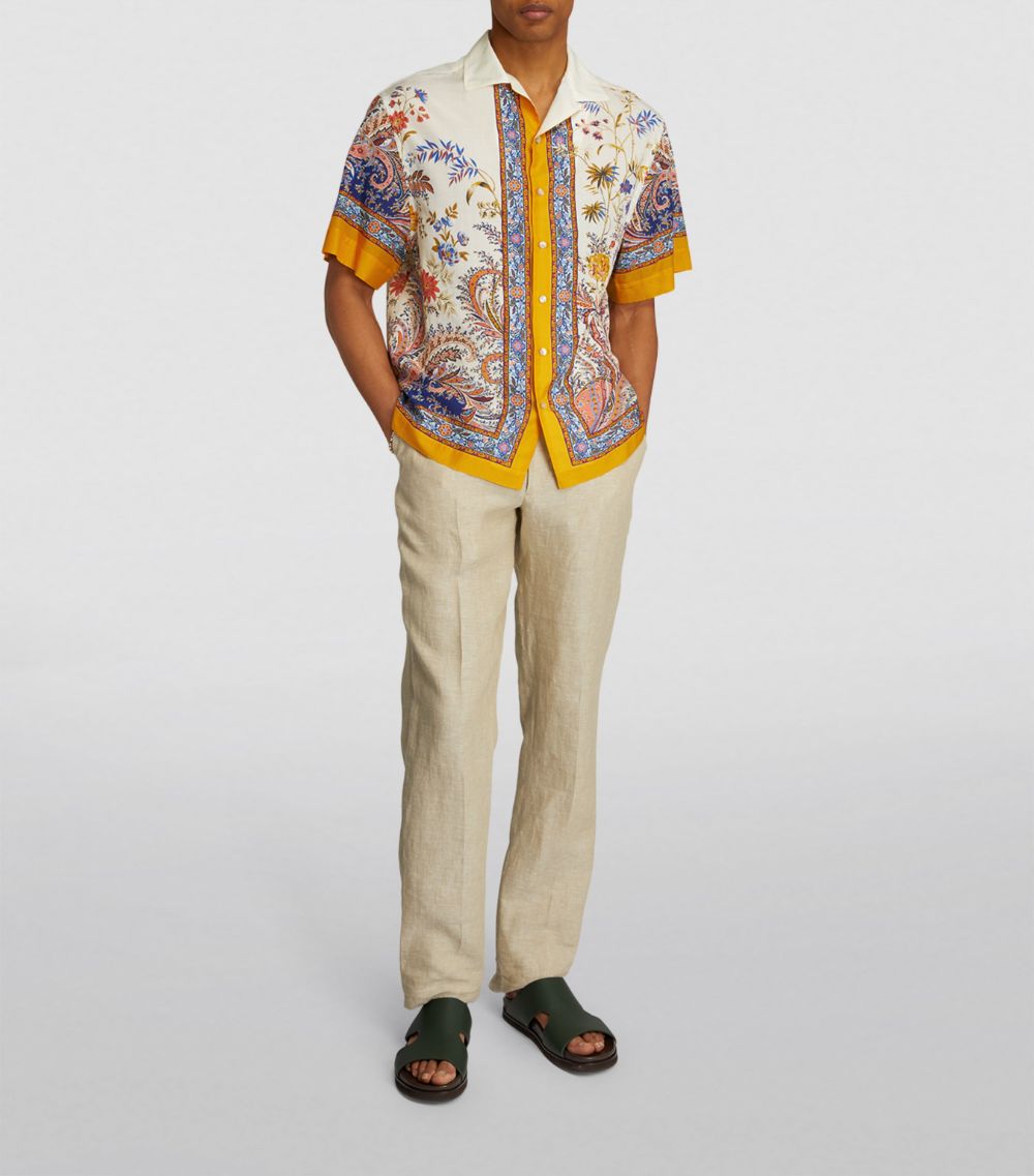 Etro Etro Cotton-Silk Floral Shirt