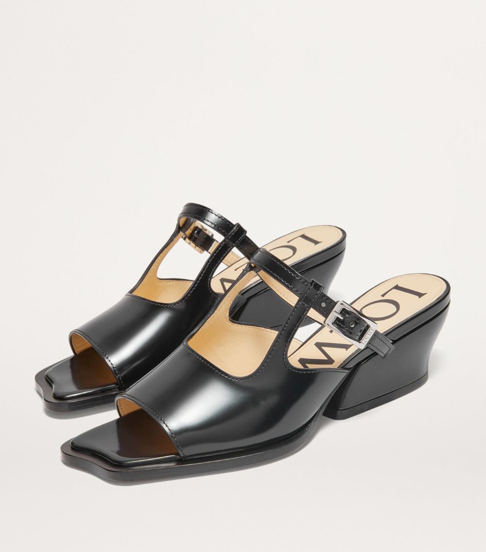 Loewe Loewe Leather Onda Mary Jane Mules 45