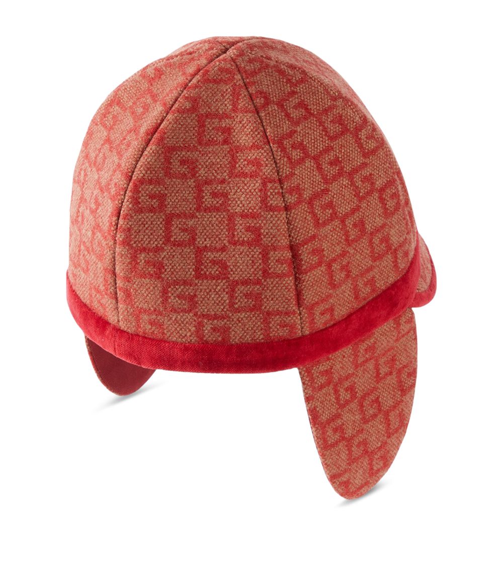 Gucci Gucci Kids Wool Square G Hat