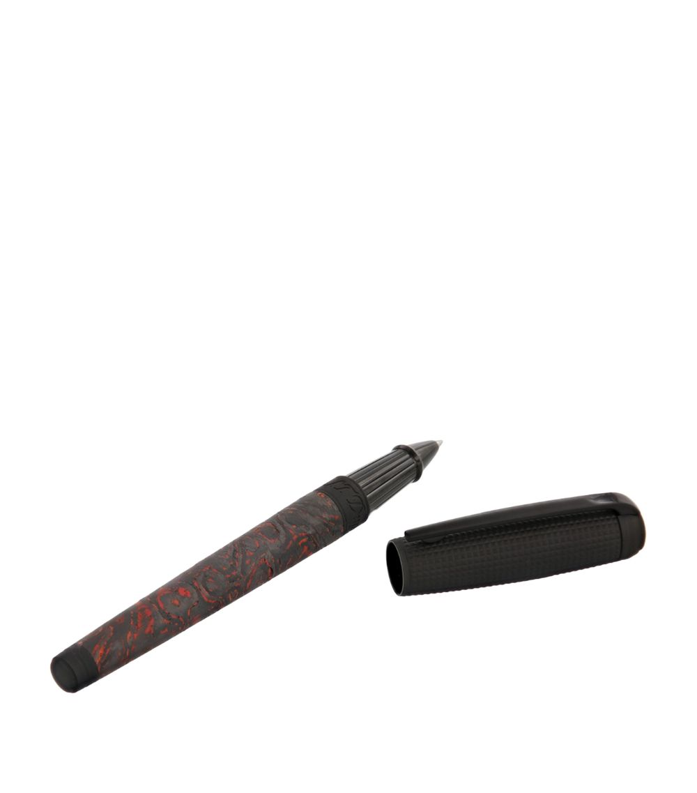 S.T. Dupont S.T. Dupont Carbon Fiery Lava Rollerball Pen