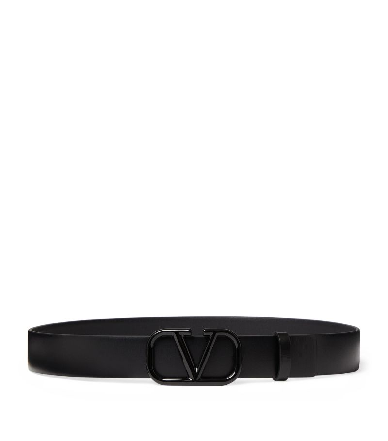 VALENTINO GARAVANI Valentino Garavani Leather Vlogo Signature Belt