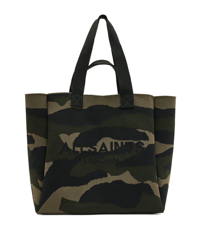 Allsaints Allsaints Knitted Camouflage Izzy Tote Bag