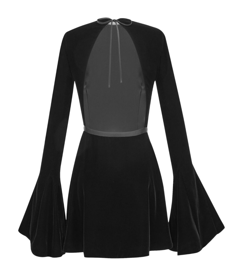 Saint Laurent Saint Laurent Velvet Mini Dress