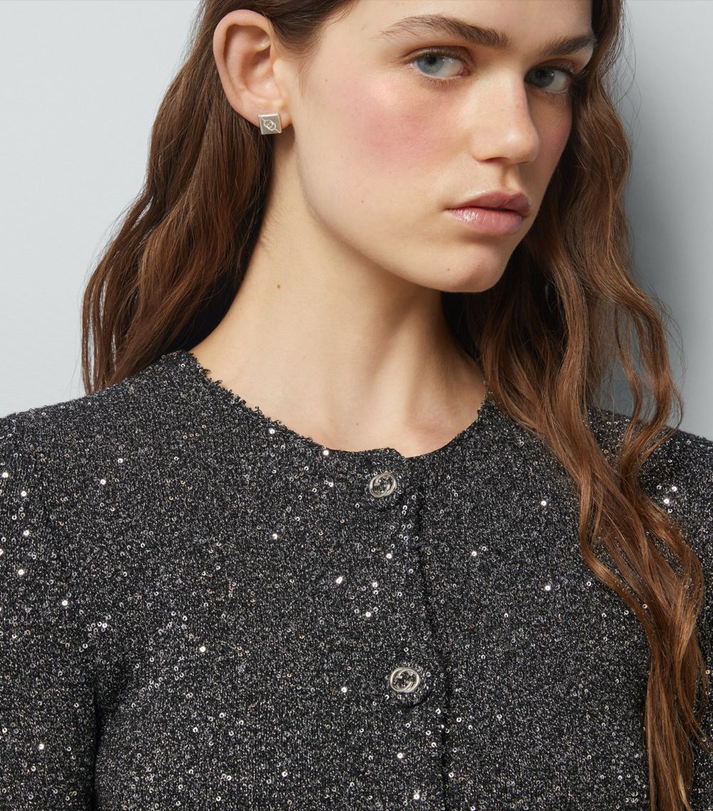 Gucci Gucci Sequin-Embellished Cardigan