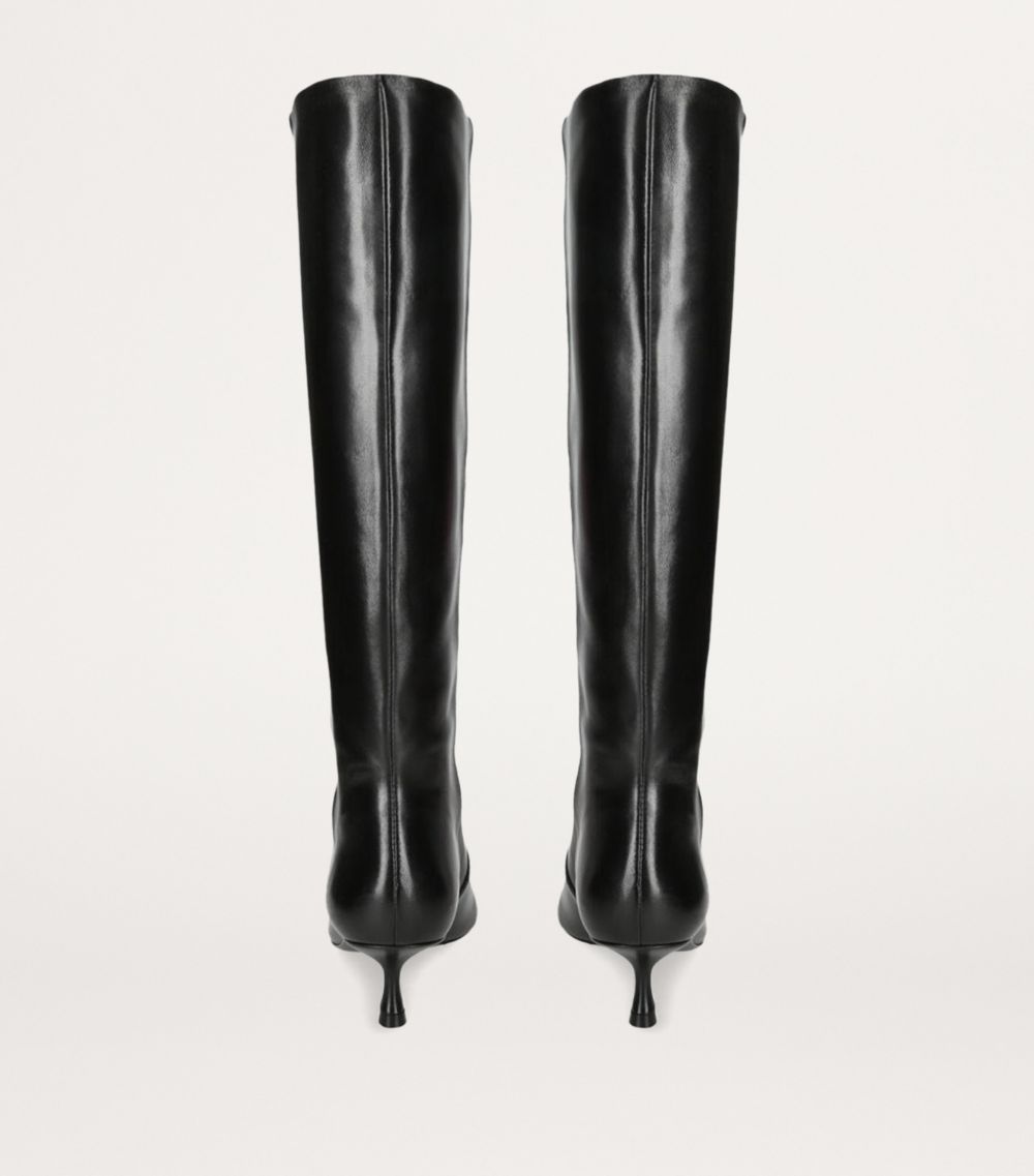 Stuart Weitzman Stuart Weitzman Leather Naomi Knee-High Boots 50