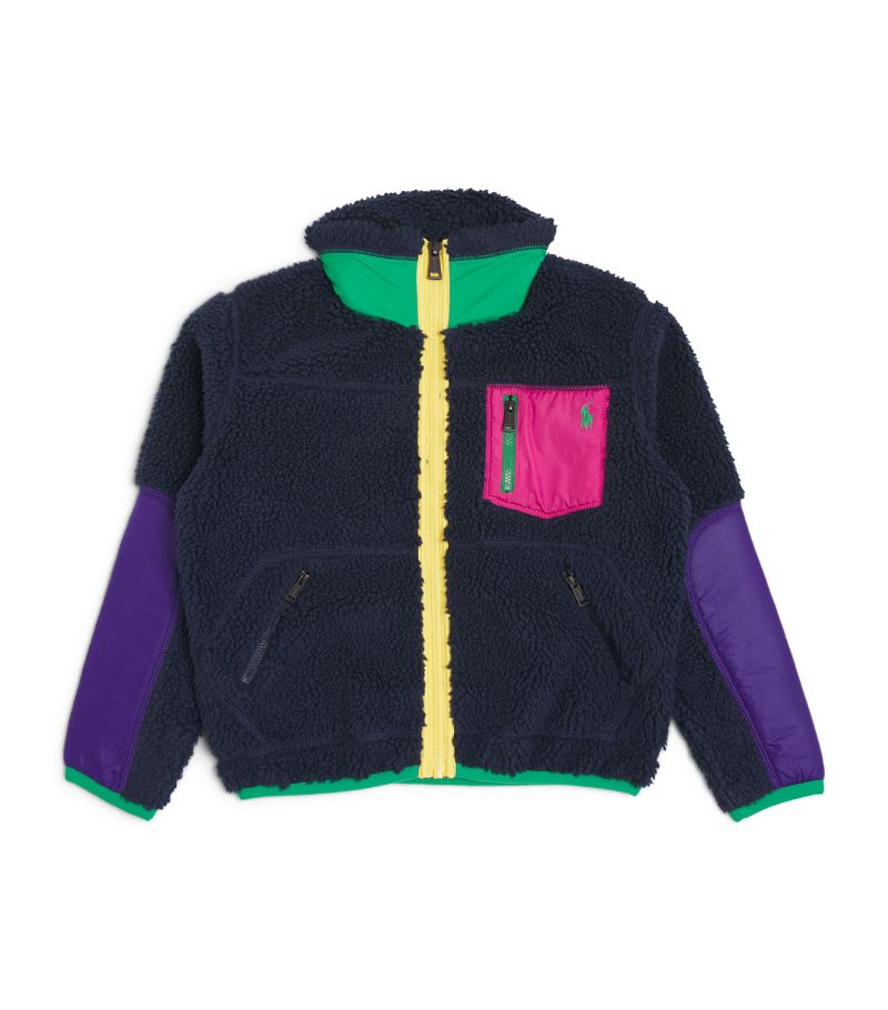 Ralph Lauren Kids Ralph Lauren Kids Fleece Colour-Block Jacket (2-6 Years)