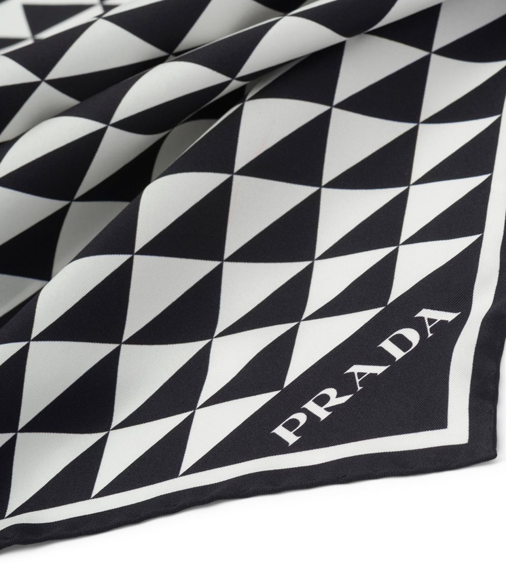 Prada Prada Silk Triangle Scarf