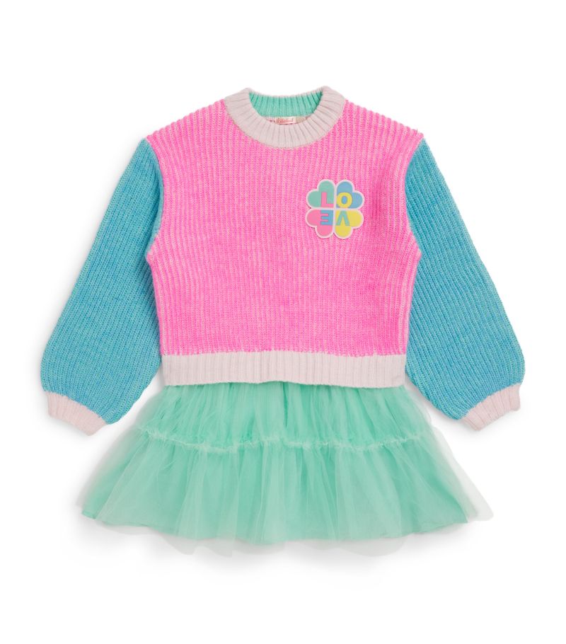 Billieblush Billieblush Sweater Tulle Dress (2-12 Years)