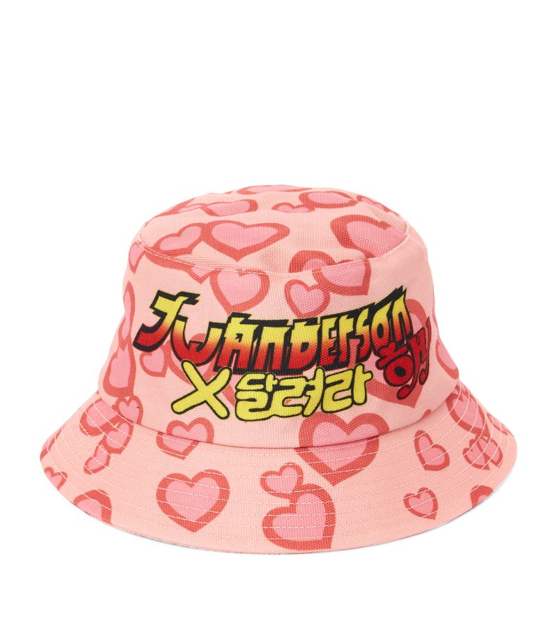 Jw Anderson Jw Anderson X Run Hany Love Heart Bucket Hat