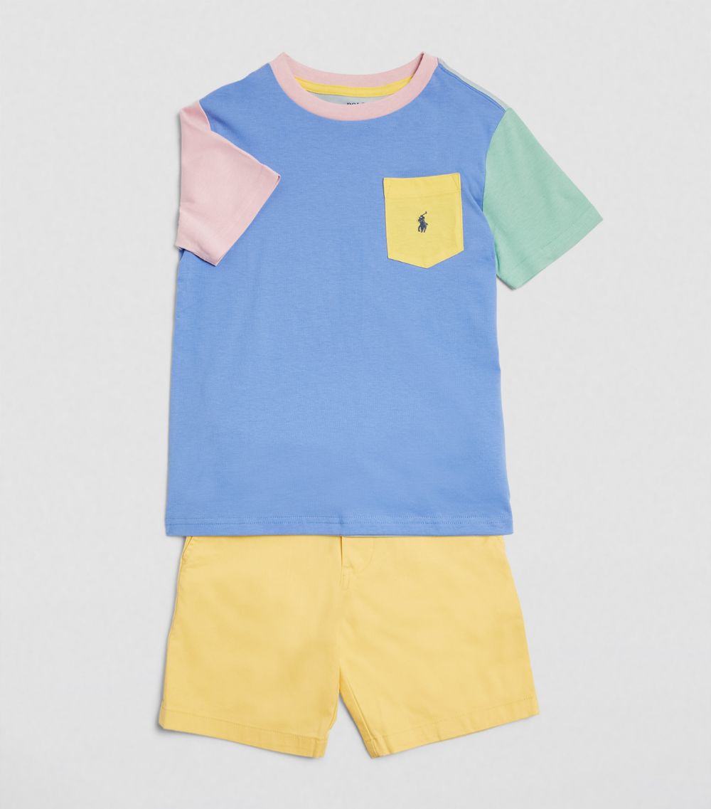 Ralph Lauren Kids Ralph Lauren Kids Cotton Colour-Block T-Shirt (2-7 Years)