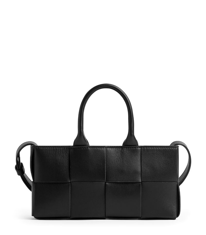 Bottega Veneta Bottega Veneta Mini Leather East-West Arco Top-Handle Bag