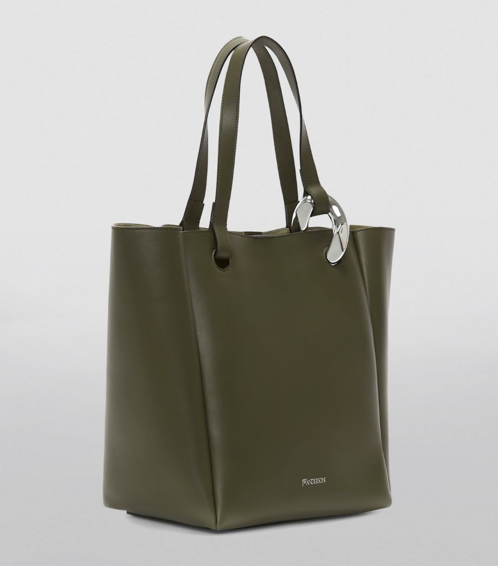 Jw Anderson Jw Anderson Calfskin Chain Tote Bag