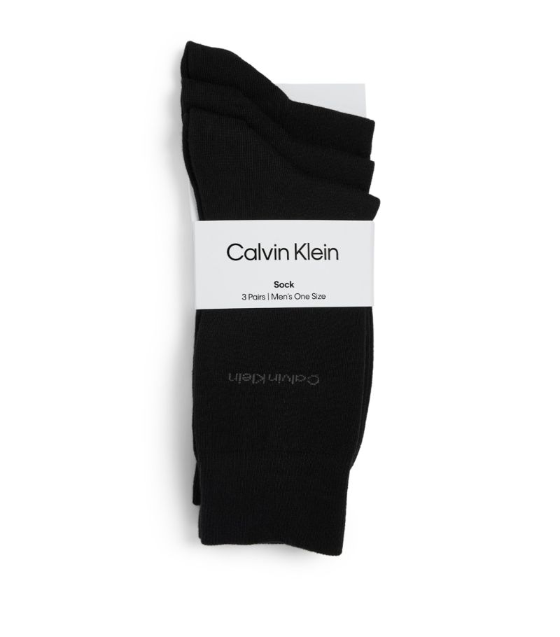 Calvin Klein Calvin Klein Cotton-Blend Socks (Pack Of 3)