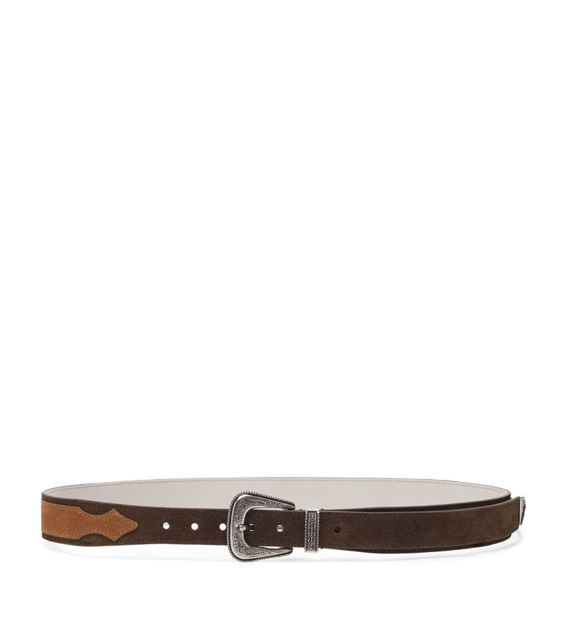 Brunello Cucinelli Brunello Cucinelli Calfskin Two-Tone Belt