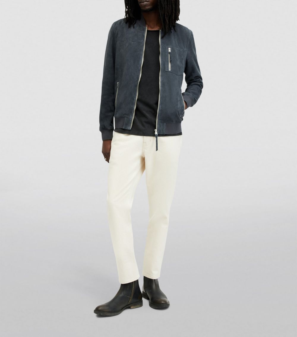 Allsaints Allsaints Suede Kairo Bomber Jacket