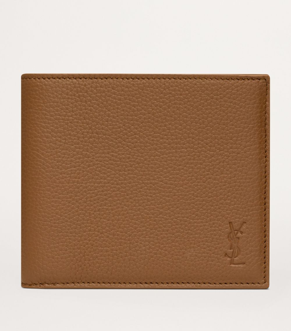 Saint Laurent Saint Laurent Leather Cassandre Bifold Wallet