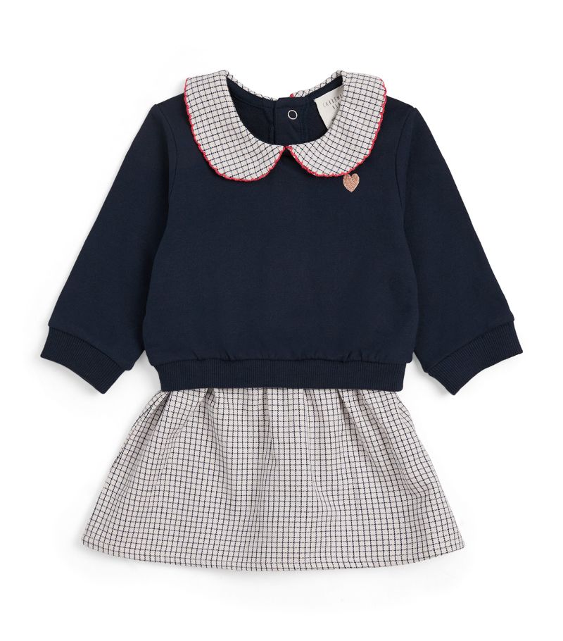 Carrément Beau Carrement Beau Cotton Collared Dress (18 Months)