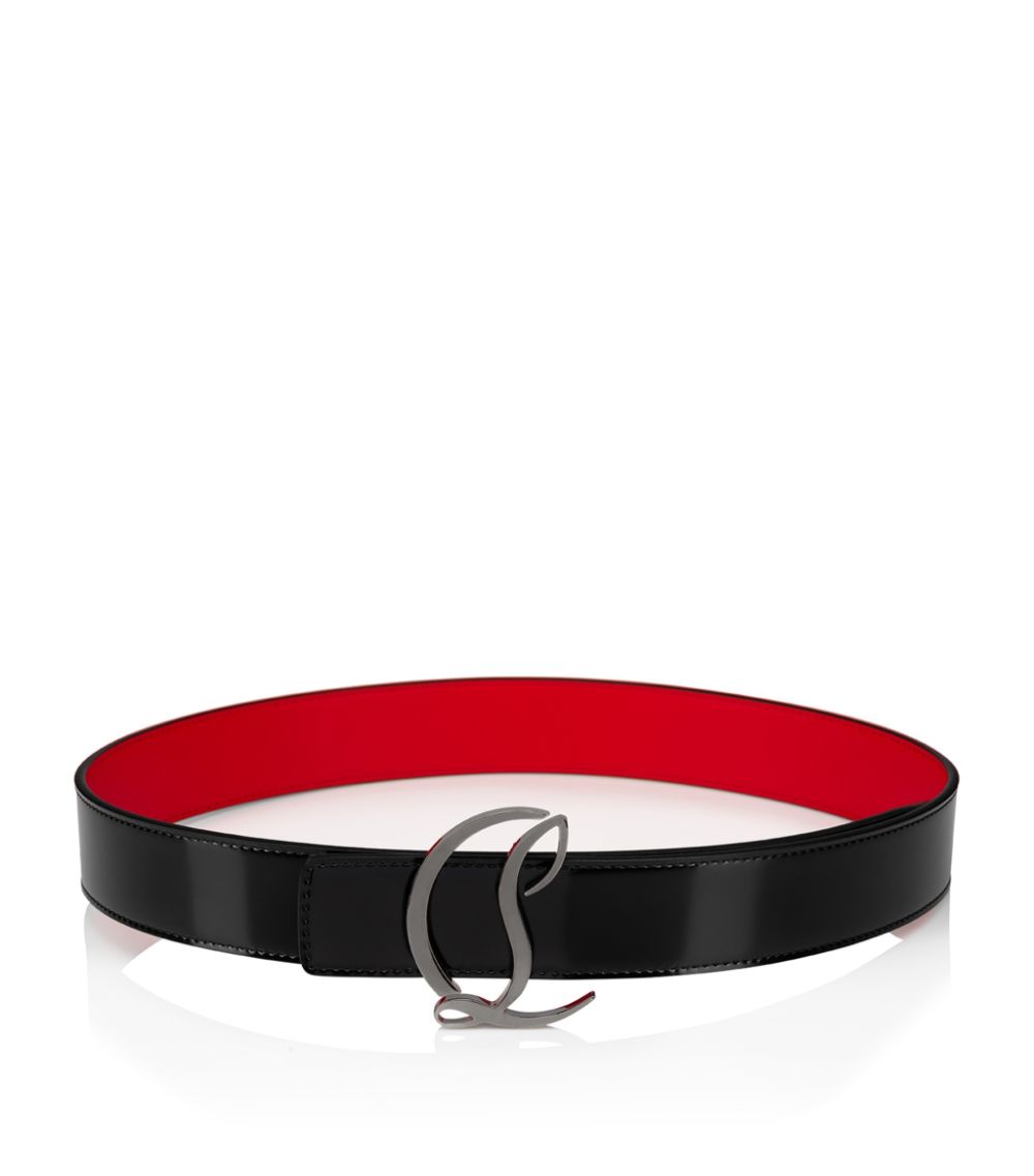 Christian Louboutin Christian Louboutin CL Logo Leather Belt