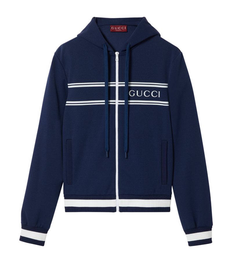 Gucci Gucci Technical Zip-Up Hoodie