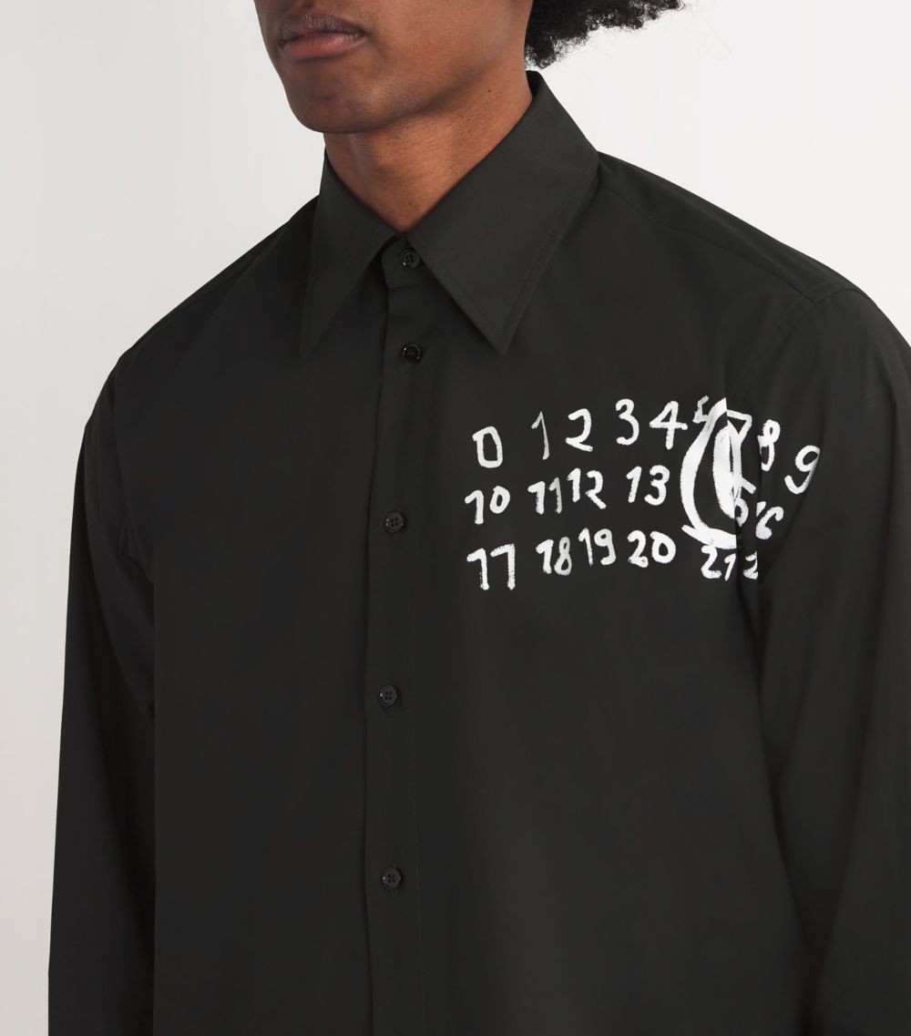 MM6 Maison Margiela Mm6 Maison Margiela Cotton Numeric Logo Shirt