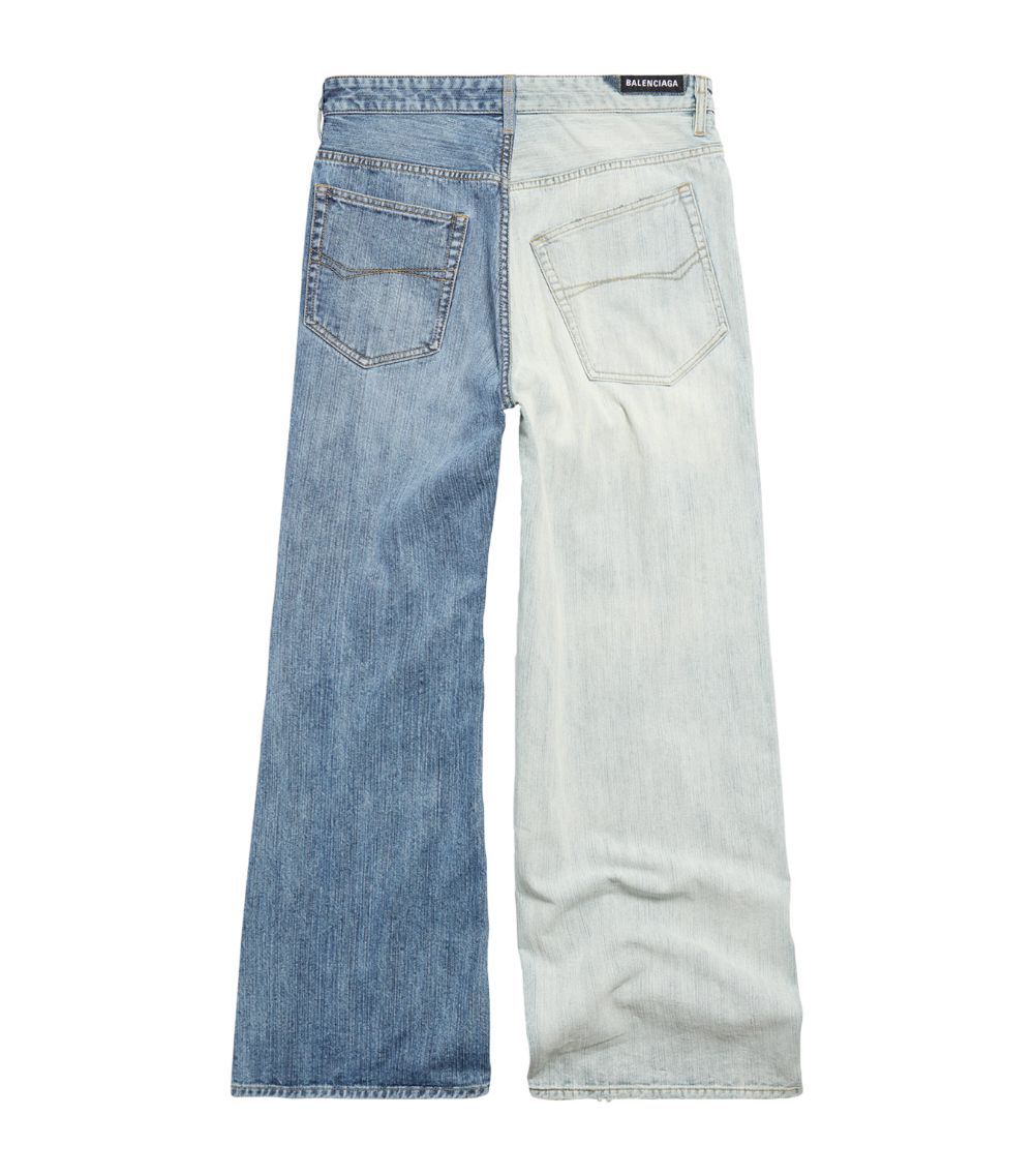 Balenciaga Balenciaga Fifty-Fifty Oversized Jeans