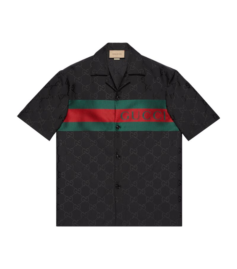 Gucci Gucci Nylon Gg Jacquard Shirt