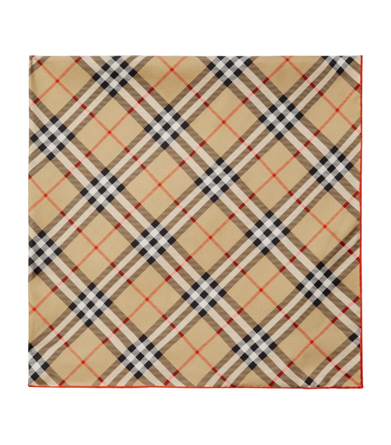 Burberry Burberry Silk Burberry-Check Scarf