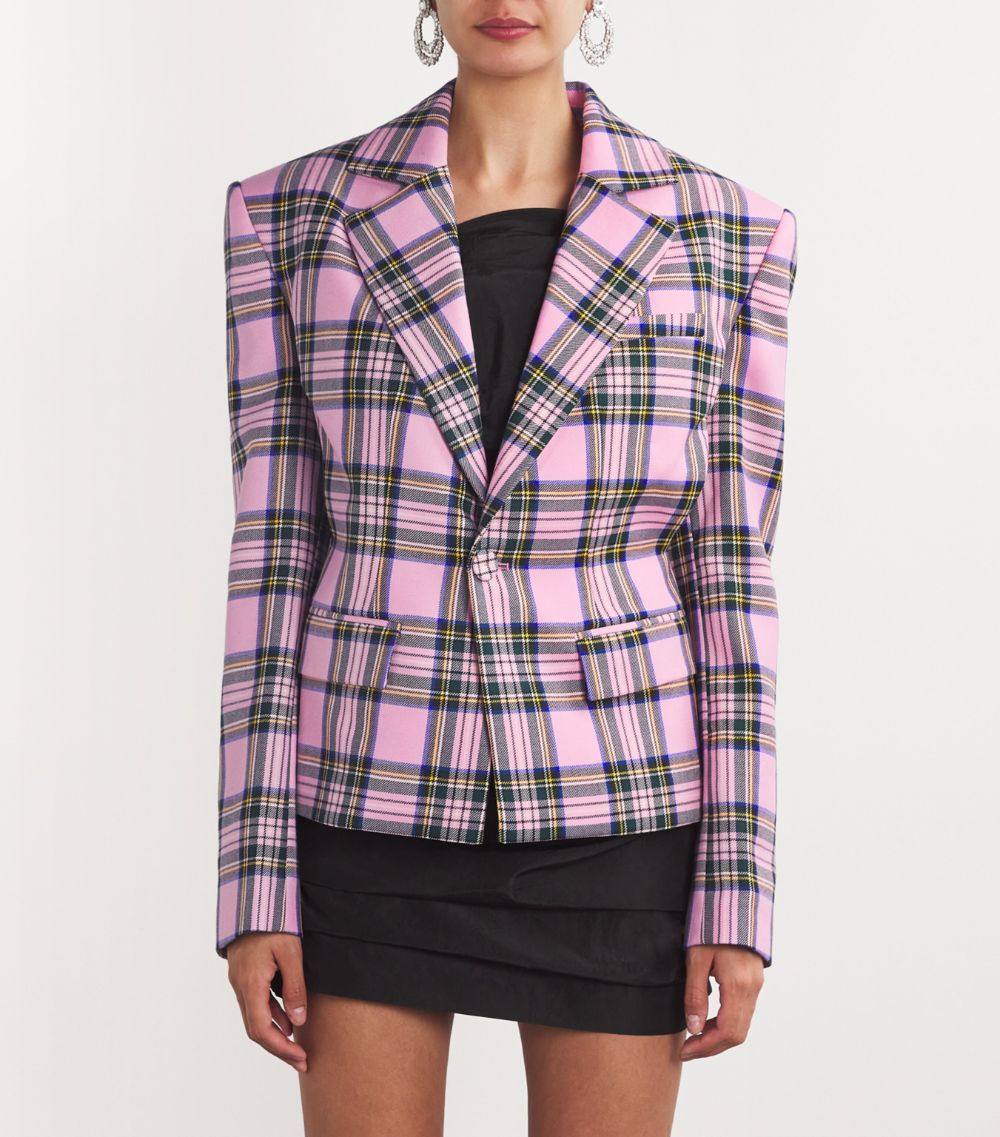  Area Nyc Wool Heart Cut-Out Blazer