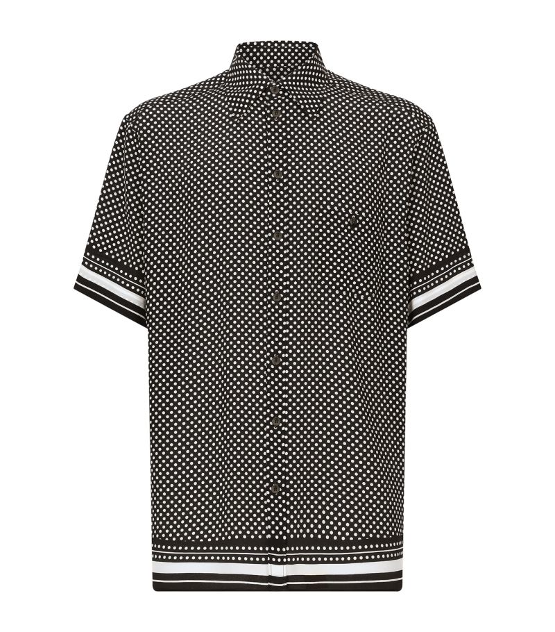 Dolce & Gabbana Dolce & Gabbana Silk Polka-Dot Shirt