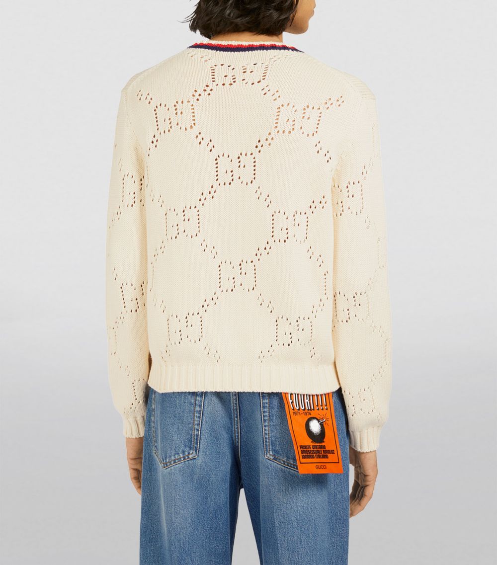 Gucci Gucci Perforated GG Sweater