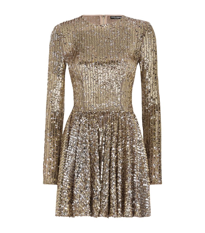 Dolce & Gabbana Dolce & Gabbana Sequinned Mini Dress