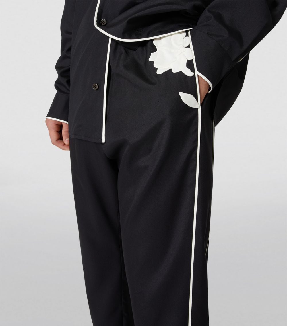 VALENTINO GARAVANI Valentino Garavani Silk Poplin Pyjama Trousers