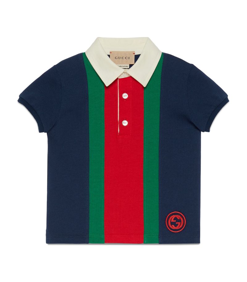 Gucci Gucci Kids Web Polo Shirt (3-36 Months)