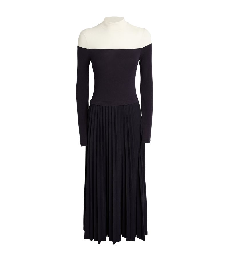  Claudie Pierlot Pleated Maxi Dress