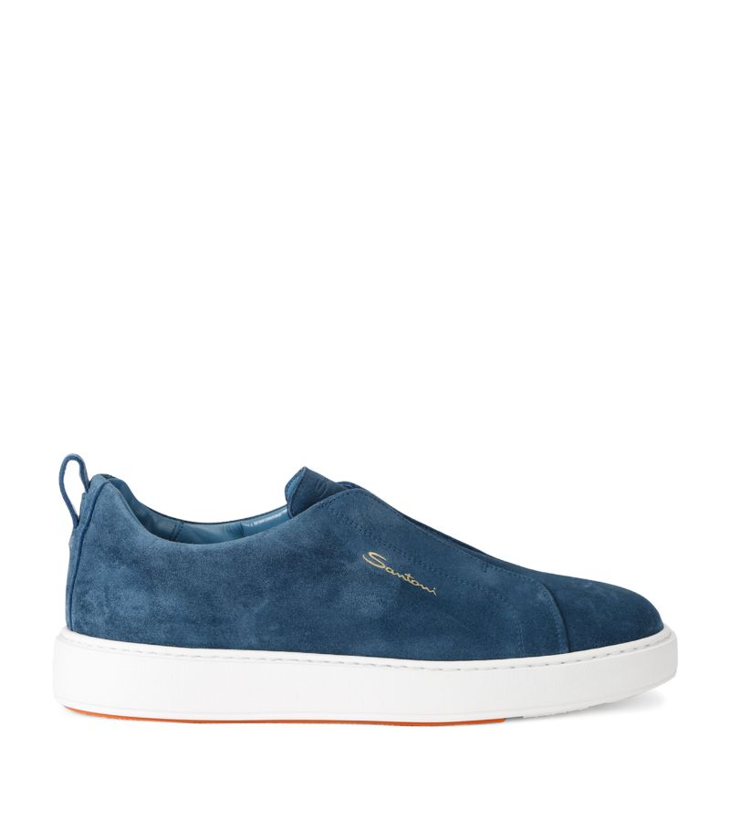 Santoni Santoni Suede Clean Icon Sneakers