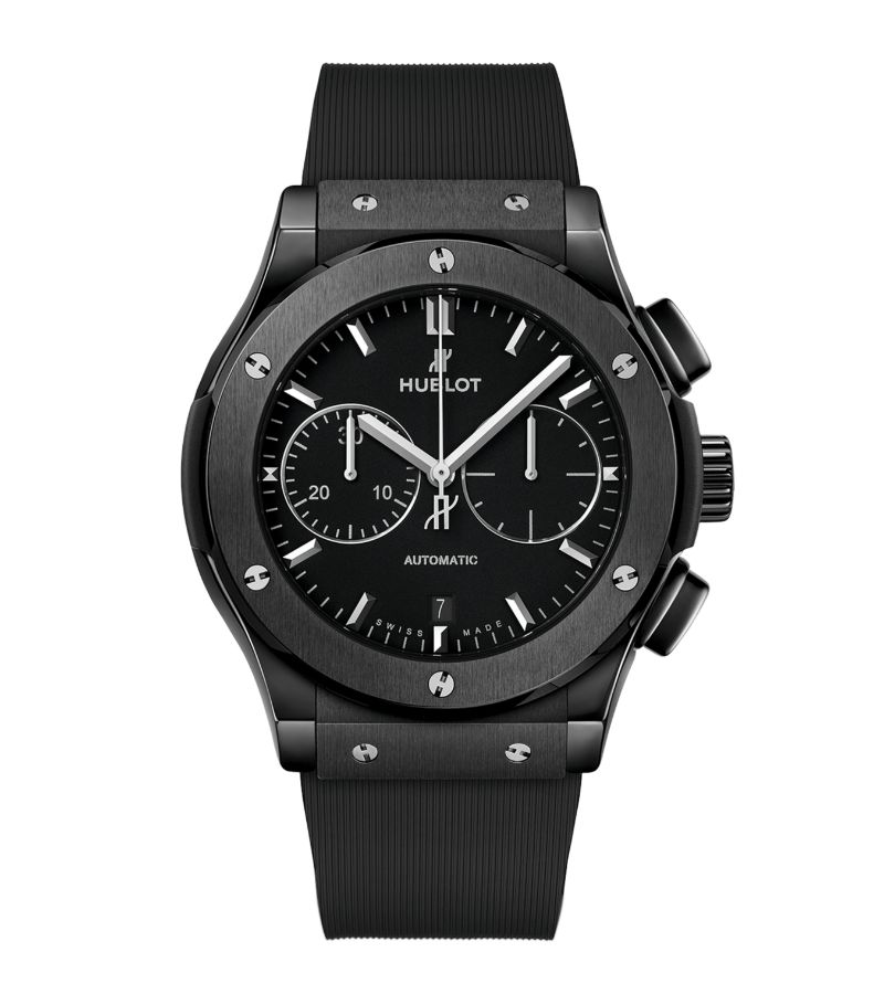 Hublot Hublot Ceramic Classic Fusion Black Magic Chronograph Watch 45Mm