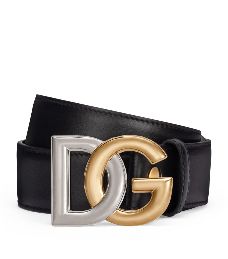 Dolce & Gabbana Dolce & Gabbana Double-Plated Dg-Logo Belt