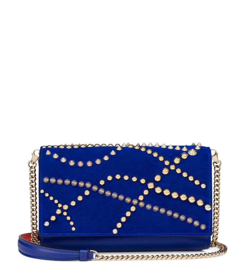 Christian Louboutin Christian Louboutin Paloma Leather Embellished Clutch Bag