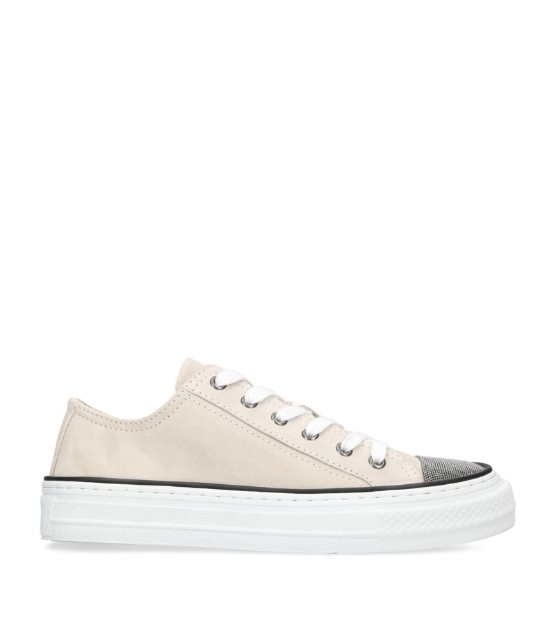 Brunello Cucinelli Brunello Cucinelli Leather Monili Low-Top Sneakers