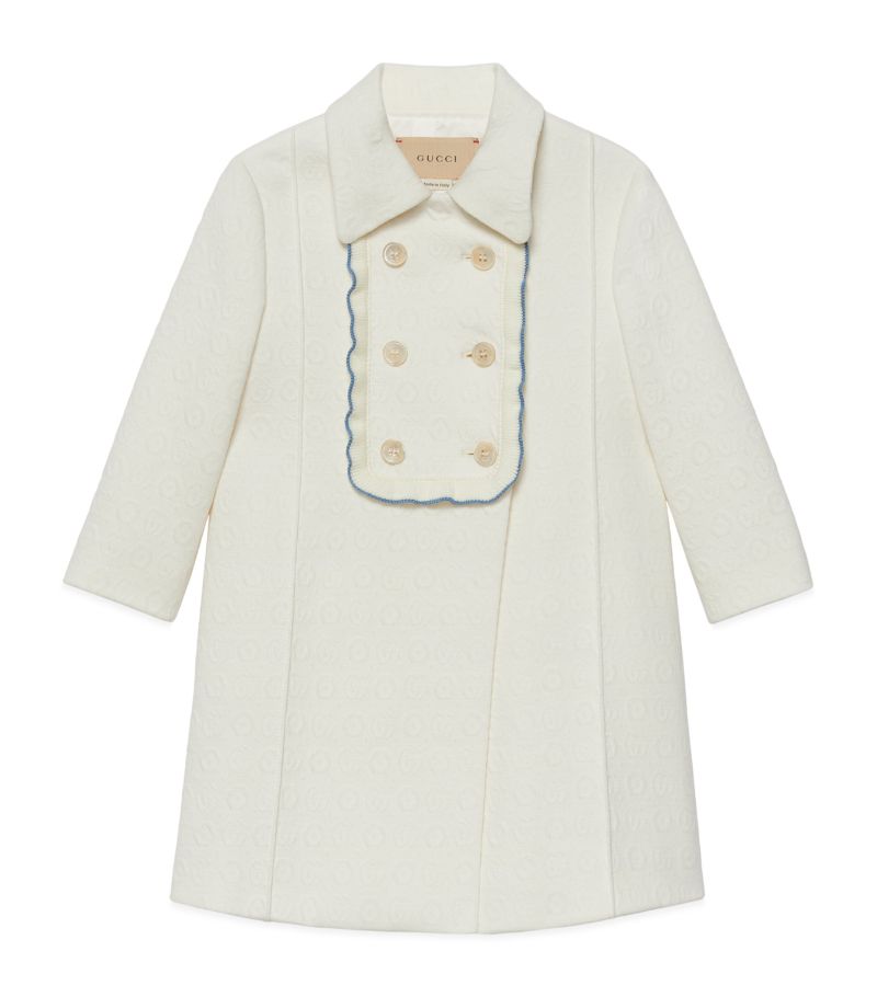 Gucci Gucci Kids Cotton-Blend Double G Coat (4-12 Years)