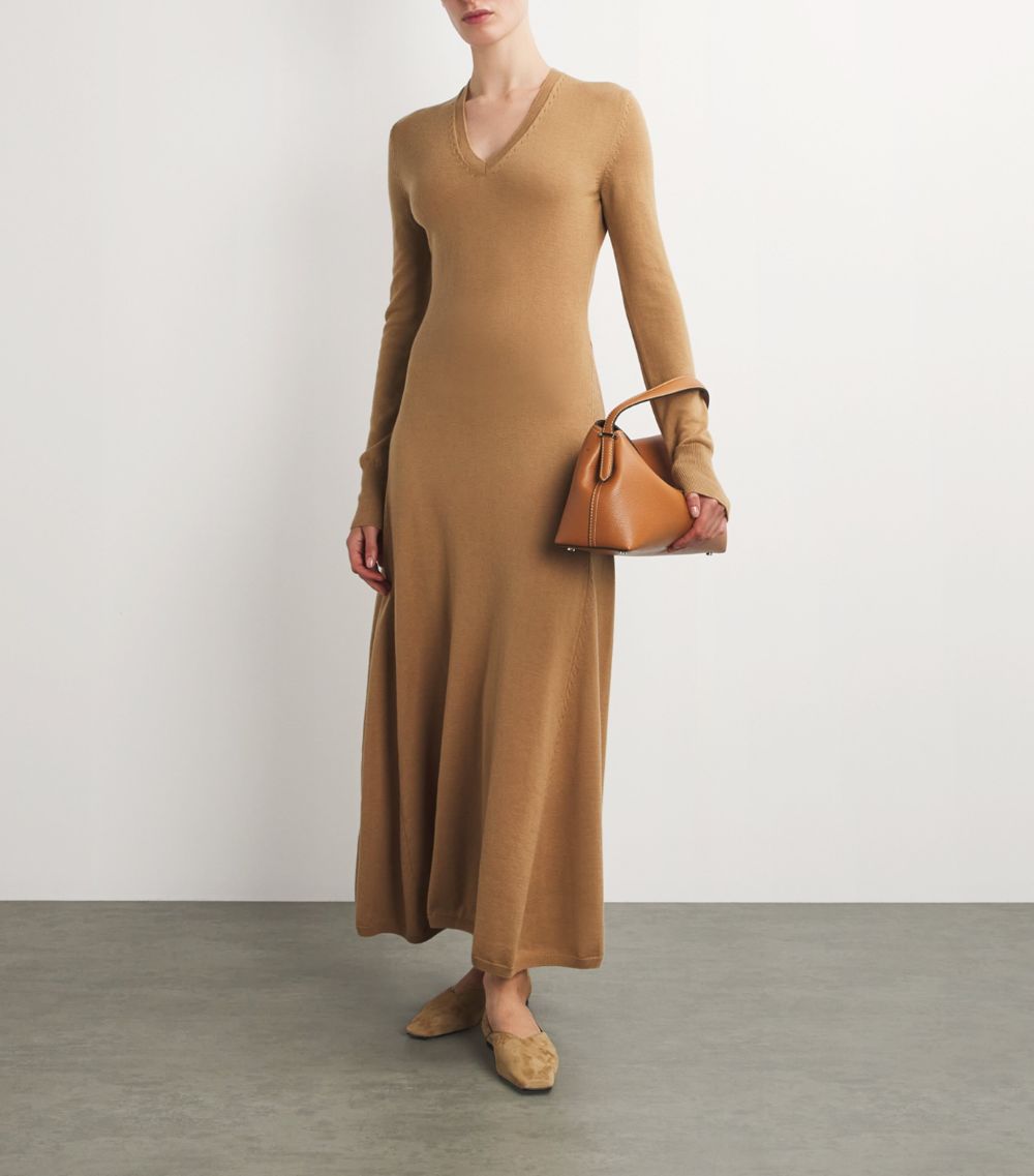  Lvir Merino Knitted Maxi Dress