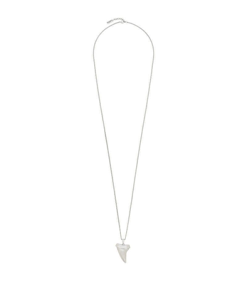 Saint Laurent Saint Laurent Shark Tooth Pendant Necklace