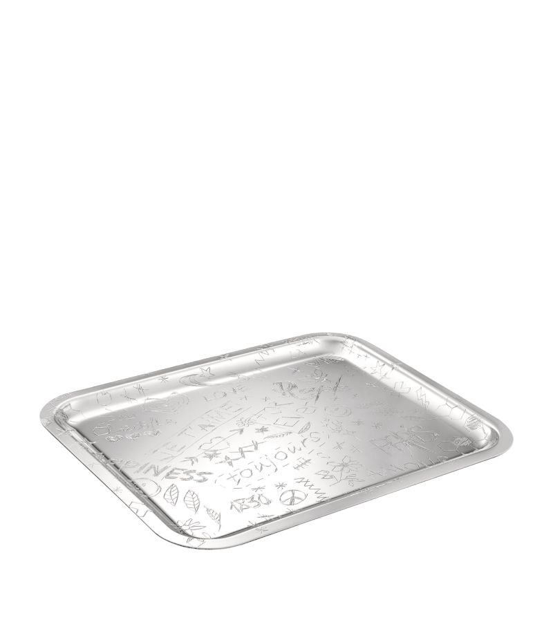 Christofle Christofle Silver-Plated Graffiti Tray (36Cm X 28Cm)