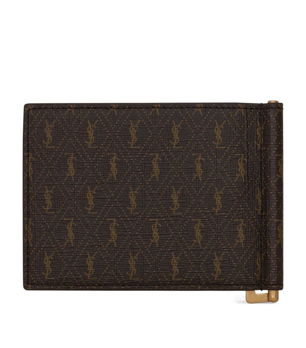 Saint Laurent Saint Laurent Small Monogram Money Clip Wallet