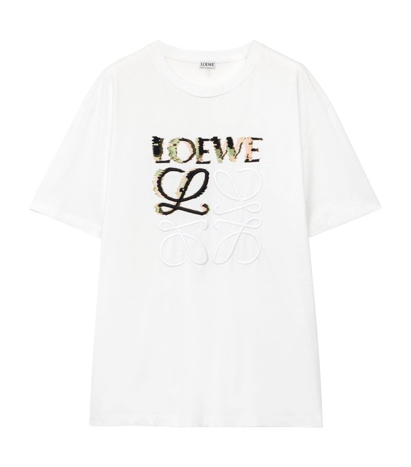 Loewe Loewe Glitch Anagram T-Shirt