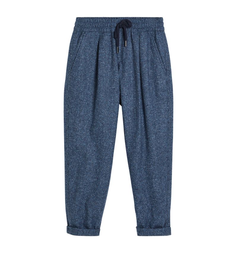 Brunello Cucinelli Kids Brunello Cucinelli Kids Silk-Wool-Cashmere Sweatpants