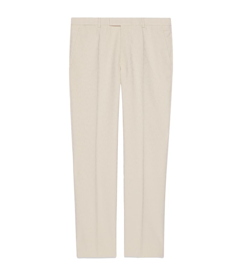 Gucci Gucci Horsebit Fabric Trousers