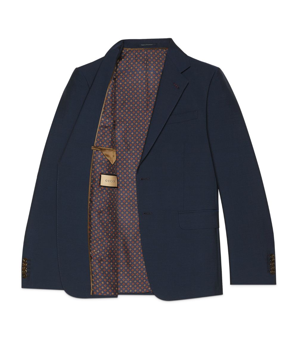 Gucci Gucci Wool-Blend Two-Piece Suit